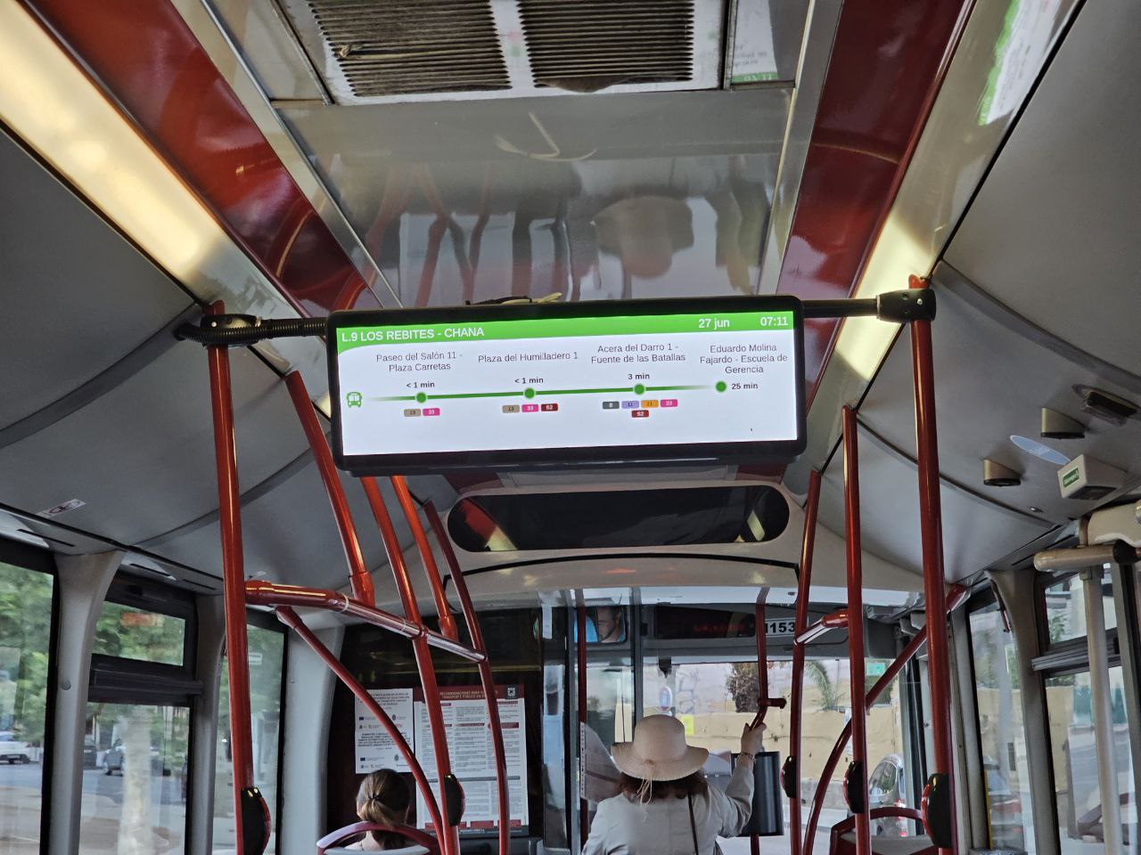 paneles en bus