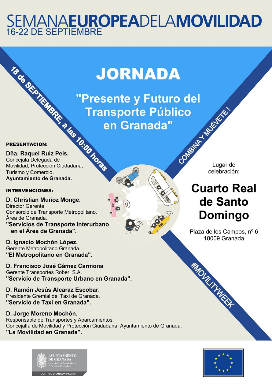 Jornada transporte público granada 2018