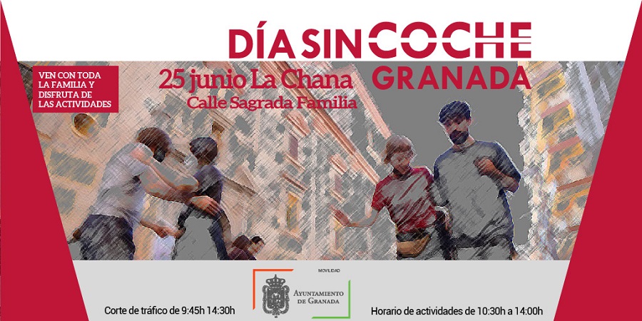 Dia sin coche 2022 junio 25 sagrada familia chana granada