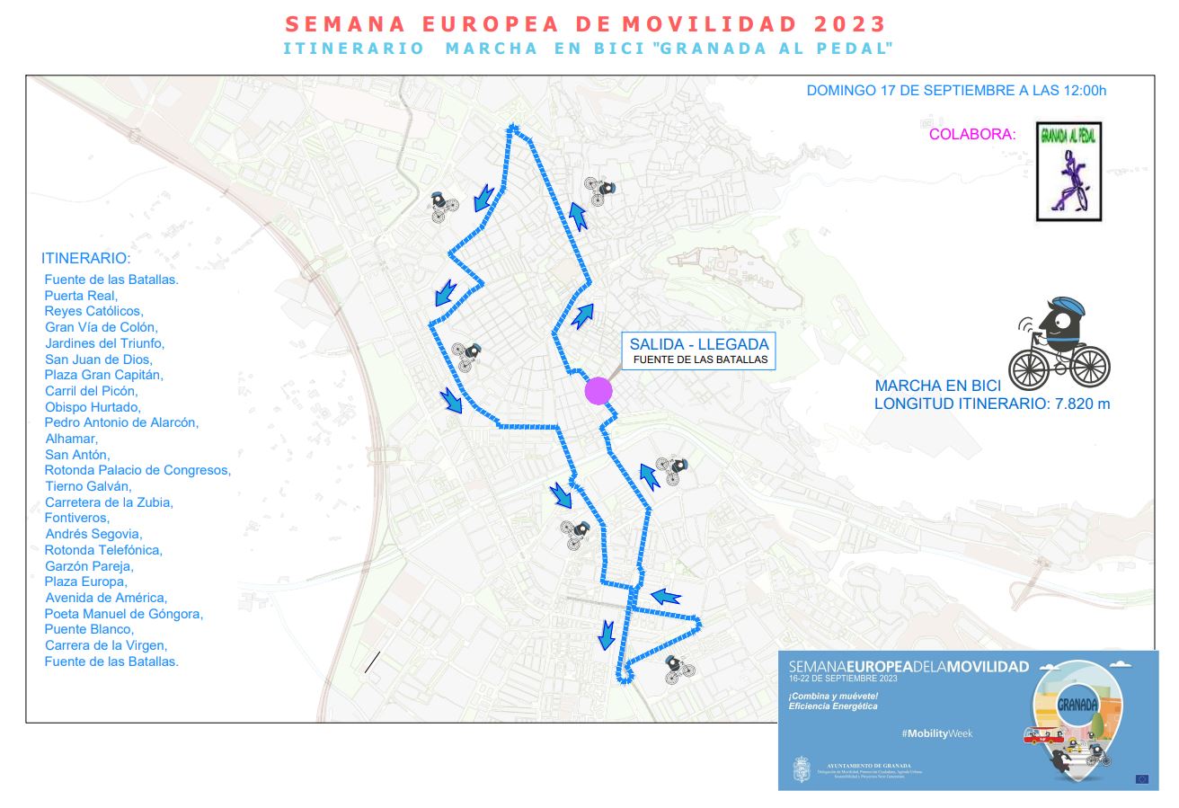 marcha ciclista granada al pedal sem2023