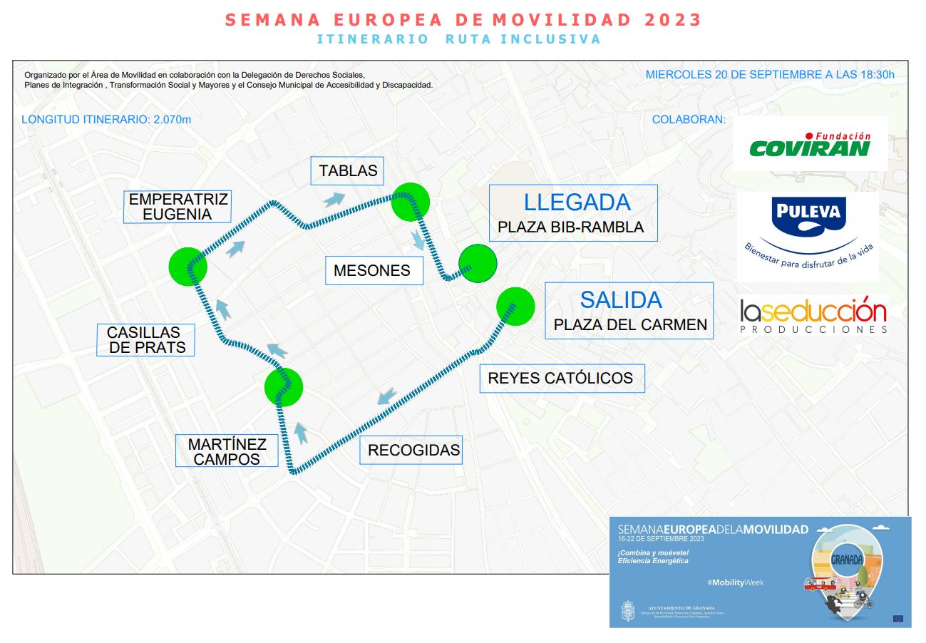 itinerary inclusive route emw2023 granada